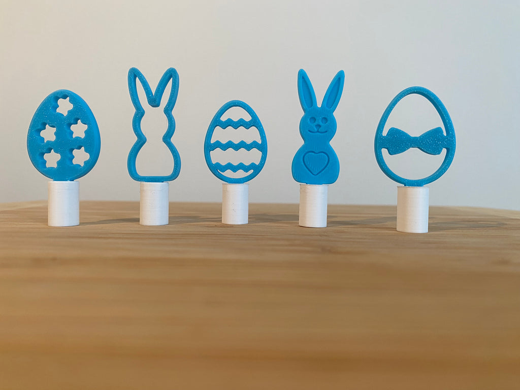 Easter Pencil Toppers | Bunny and Egg | Set of 5